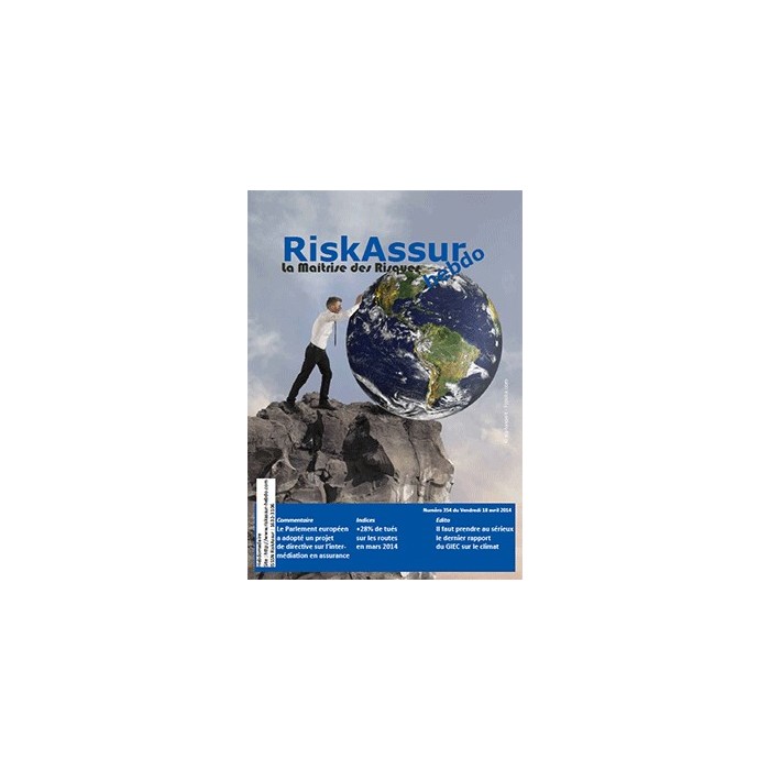 Numéro 354 de RiskAssur-hebdo du Vendredi 18 avril 2014