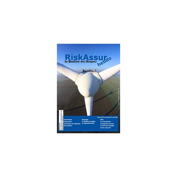 Numéro 355 de RiskAssur-hebdo du Vendredi 25 avril 2014